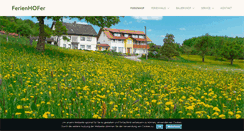 Desktop Screenshot of ferienhofer.de