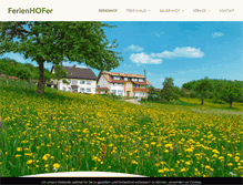 Tablet Screenshot of ferienhofer.de